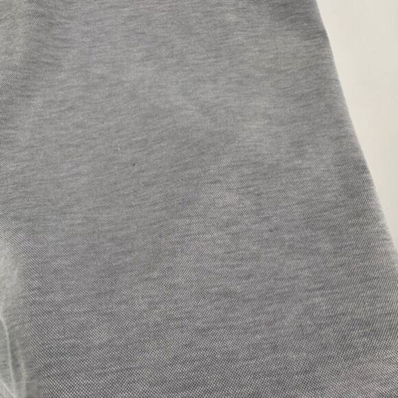 Travis Mathew Golf Shirt Mens Large Gray Blue Striped Polo Short Sleeve Casual - Picture 8 of 13